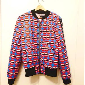 Mouthy Bomber Jacket by Hayley Elsaesser